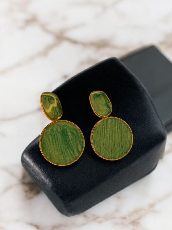 Fancy Lightweight Floral Design Stud Earrings for Women & Girls
